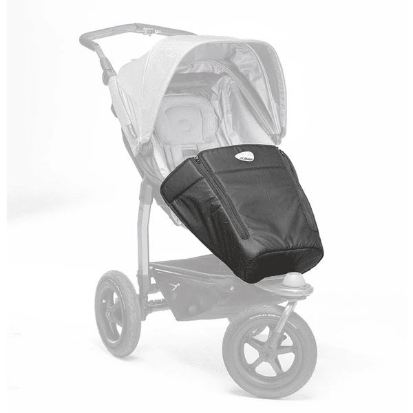 Tfk Fußdecke Mono Für Kinderwagen Schwarz
