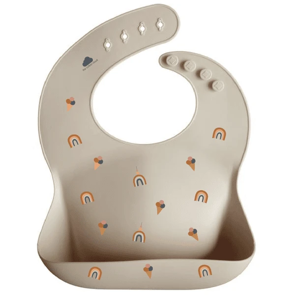 The Cotton Cloud Lätzchen Rainbow Aus Silikon