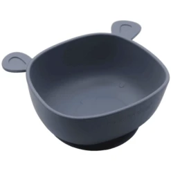 The Cotton Cloud Schüssel Mit Saugfuß Silikon Lili Der Bär, Indigo Blue