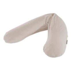 THERALINE Das Original Stillkissen Inkl. Bezug Kieselgrau Bambus-Kollektion