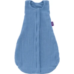 Träumeland Sommerschlafsack LIEBMICH Musselin Hellblau