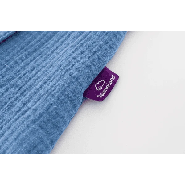 Träumeland Sommerschlafsack LIEBMICH Musselin Hellblau – Bild 5