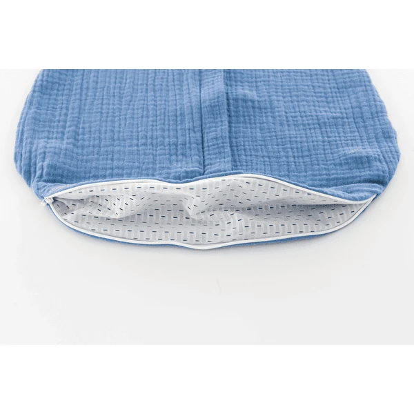 Träumeland Sommerschlafsack LIEBMICH Musselin Hellblau – Bild 6