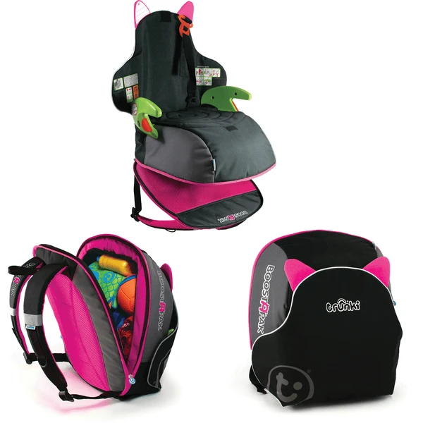 Trunki BoostApak Schwarz Mit Pink