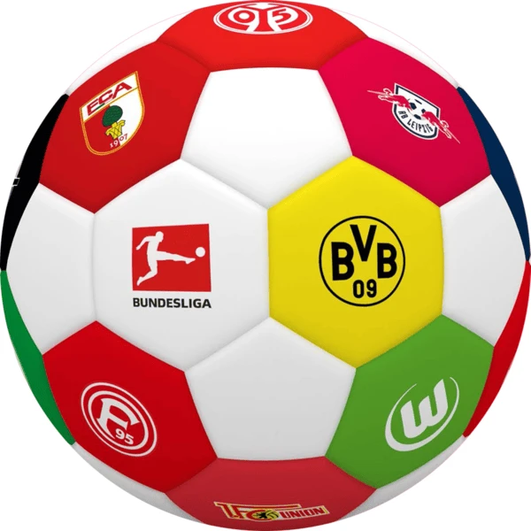 XTREM Toys And Sports - Derbystar Fußball BUNDESLIGA CLUBLOGO PRO In Größe 5 V 2